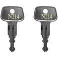 thumbnail image 1 of N214 Errebi Replacement Key, Thule Roofs Car Rack Replacement Key, Car Rack Key for Thule Ski, Box,Roof,Carrier Racks and Crossbars-Codes N214 [2 pcs]$$Sport & Recreation Other, 1 of 7