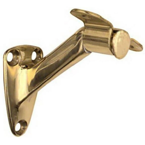 N216-168 Polished Brass Handrail Bracket