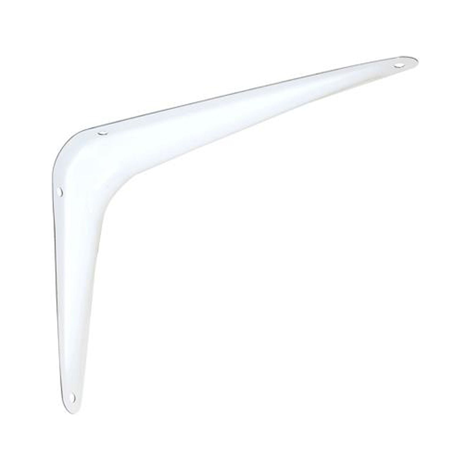 N218-891 Steel Shelf Bracket, White, 6 x 8 In. - Quantity 20
