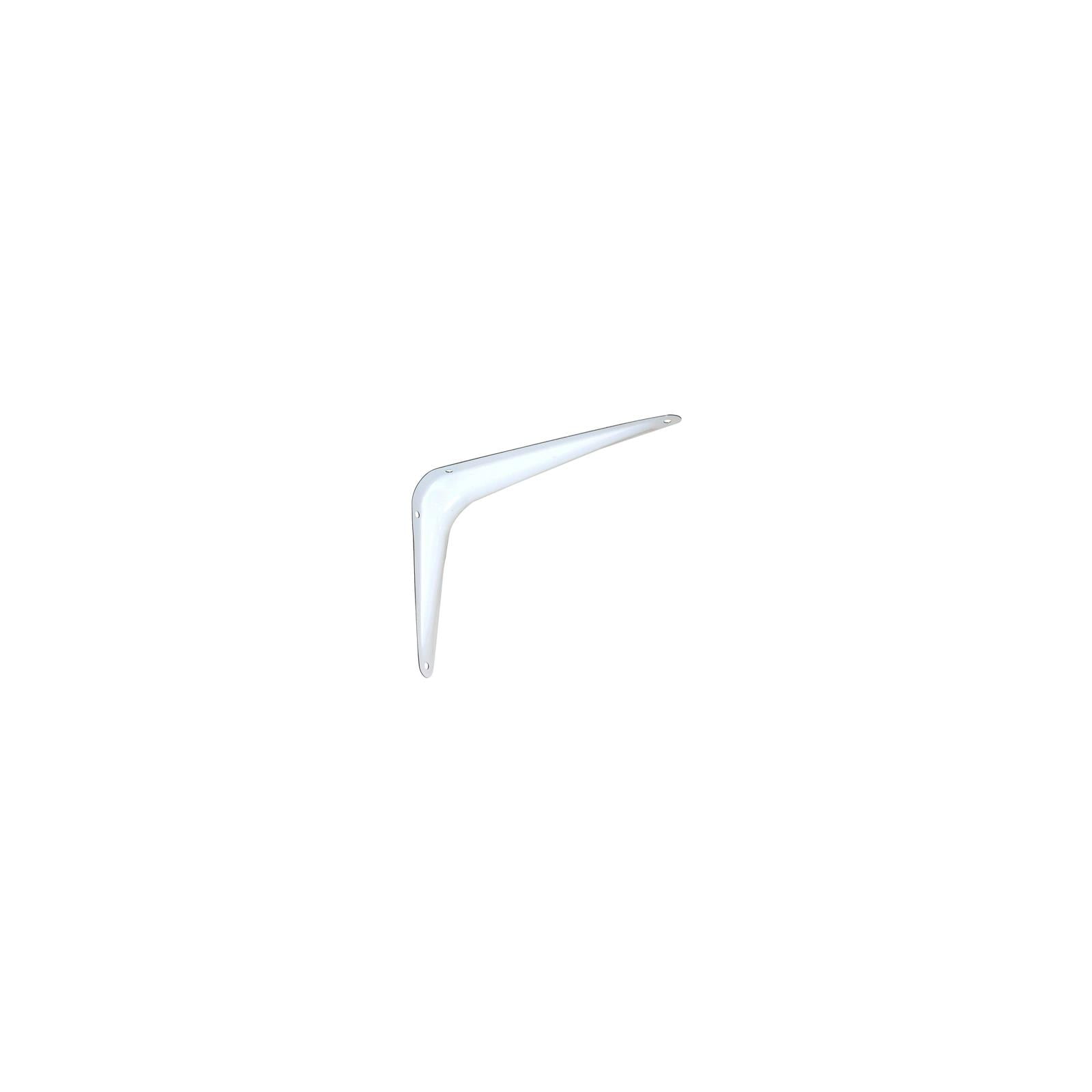 N218-958 Steel Shelf Bracket, White, 10 x 12 In. - Quantity 20