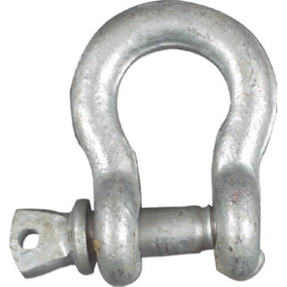 N223-685 0.37 in. Galvanized Anchor Shackle With Screw Pin