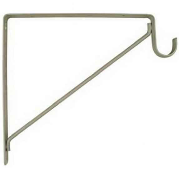 N224-428 Closet Rod & Shelf Bracket, White