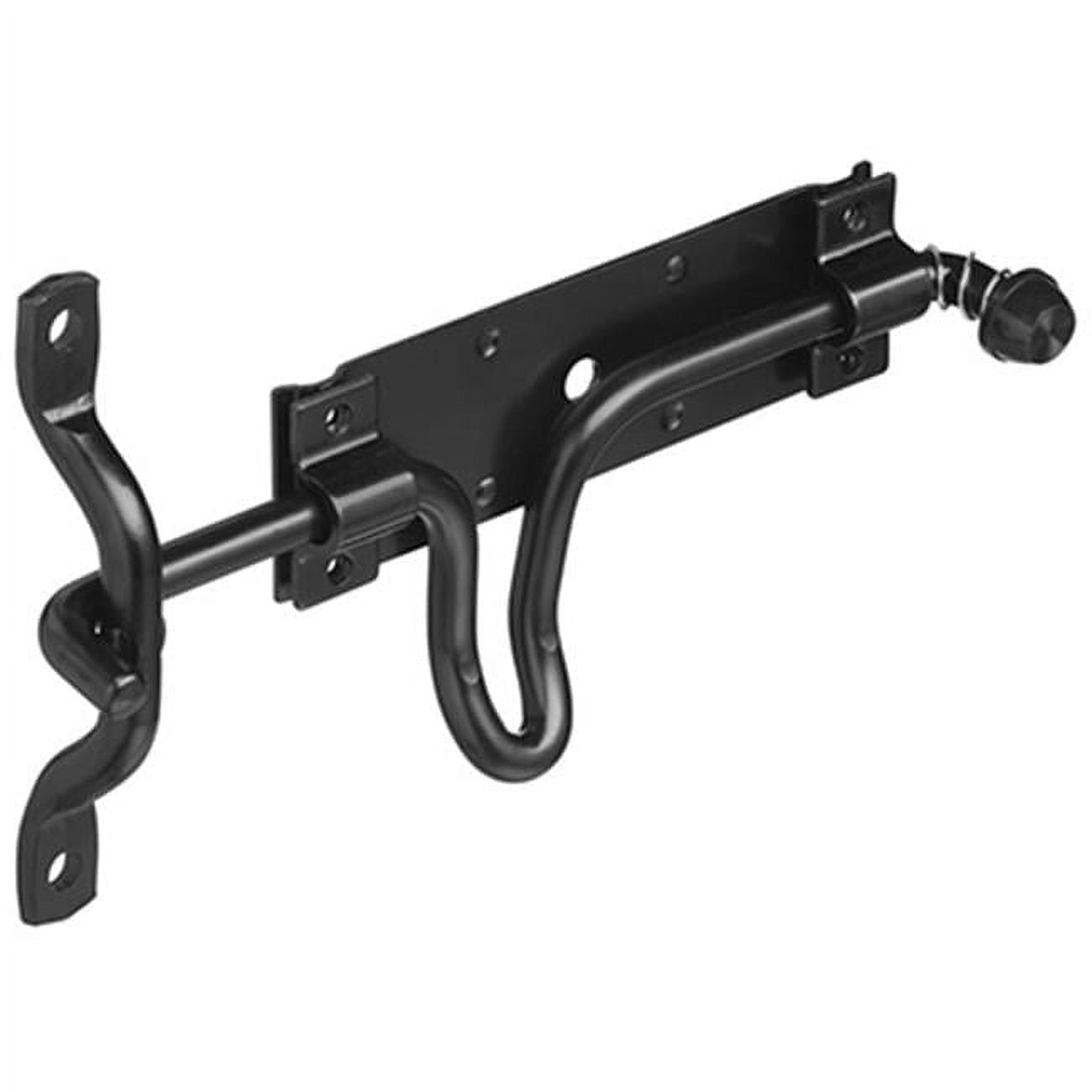 Black Steel Universal Handing Gate Latch, 10.29 inches