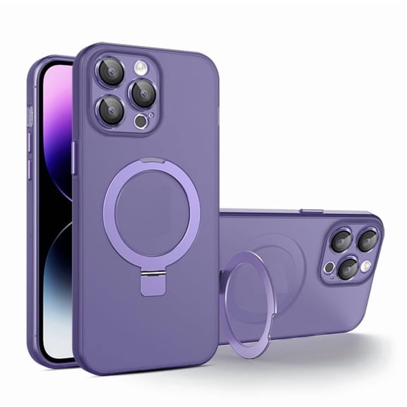 P2N Technologies iPhone 15 Pro MagSafe Compatible Slim Hard Shell Cell Phone Case for iPhone 15 Pro, Purple