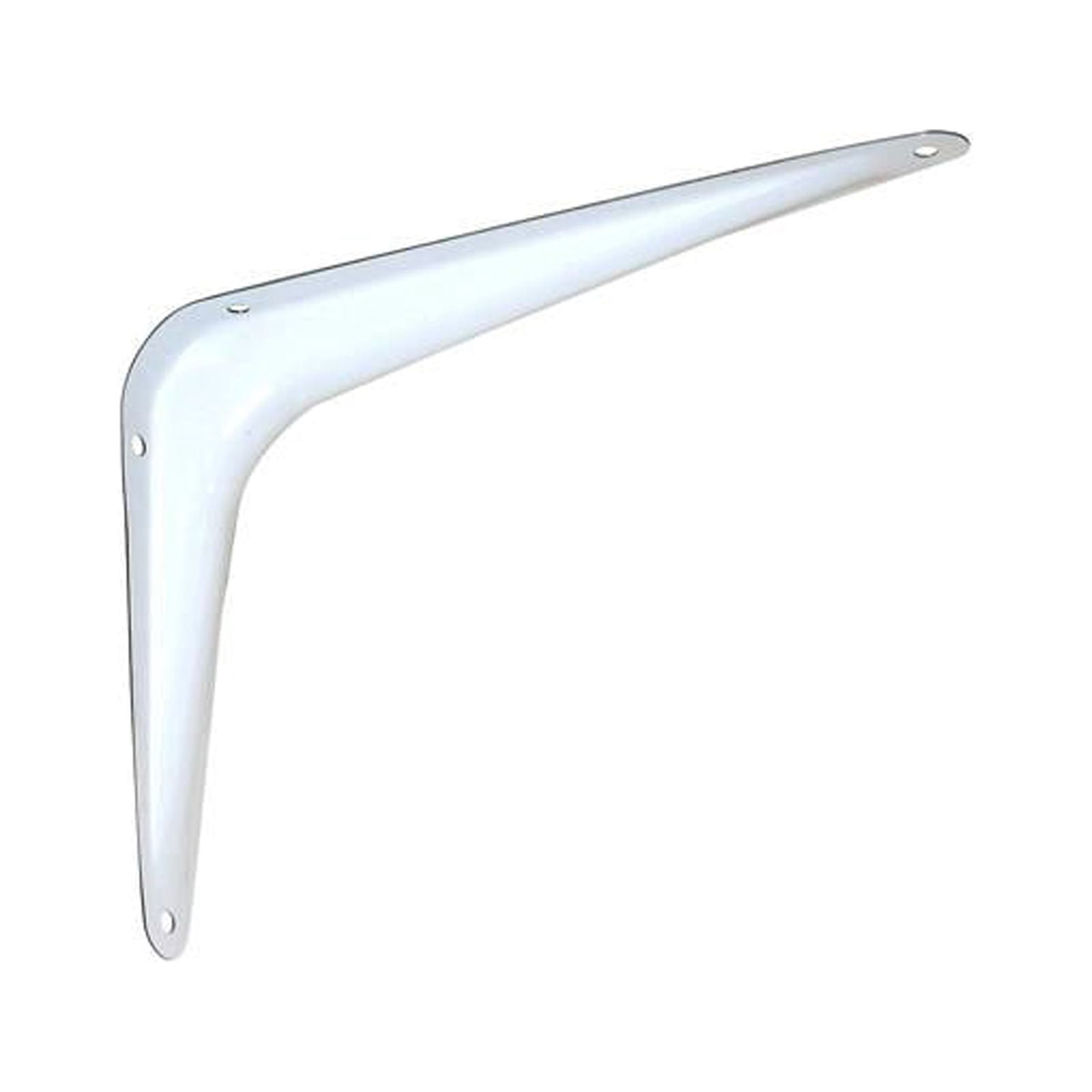 N245-779 Steel Shelf Bracket, White, 12 x 14 In. - Quantity 20