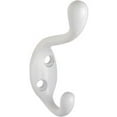 thumbnail image 1 of National Hardware Heavy-Duty White Wardrobe Hook N266-049, 1 of 3