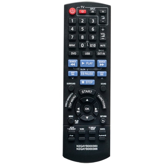 N2QAYB000360 Replace Remote for Panasonic SC-PT464 SA-PT464 SB-HF470 SB-HC470