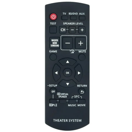 N2QAYB000417 Replace Remote Control for Panasonic SC-ZT1 SU-ZT1 SC-ZT2 SC-ZT2S