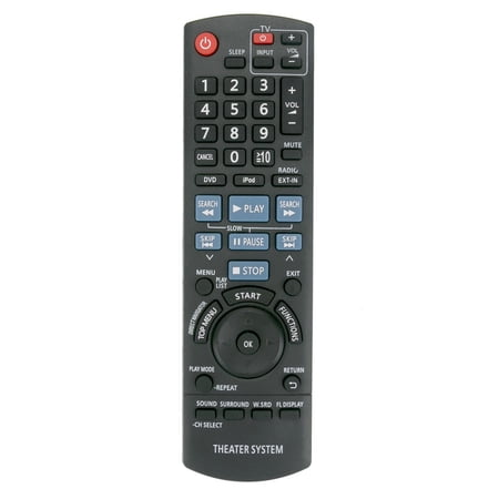 N2QAYB000514 Replace Remote for Panasonic SC-PT480 SC-PT480P-K SAPT480 SA-PT480