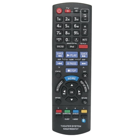 N2QAYB000727 Replace Remote for Panasonic SC-BTT196 SC-BTT490 SC-BTT190 SCBTT195