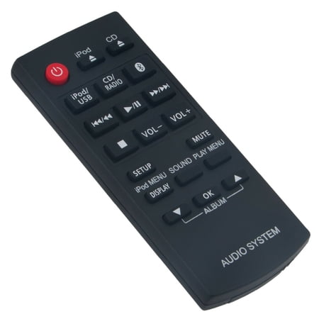 N2QAYC000081 Replace Remote for Panasonic Stereo System SC-HC38 SC-HC58 SCHC58DB