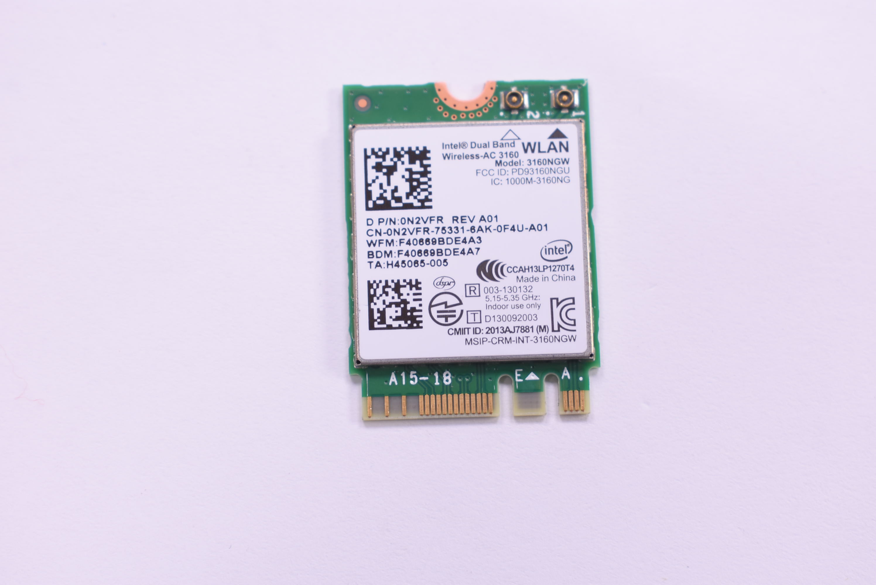 C680R - 318-0030 Mobile Broadband DW5540 Wireless WWAN Mini PCI-E Card, image size:2992x2000