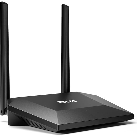 N300 2.4GHz WiFi Router with WISP Wireless Repeater Mode Internet Router for Security Cameras, IoT Smart Home Devices - Guest Network, Internet Access Control, WPA2, WPS, Easy Setup (T1 Pro)