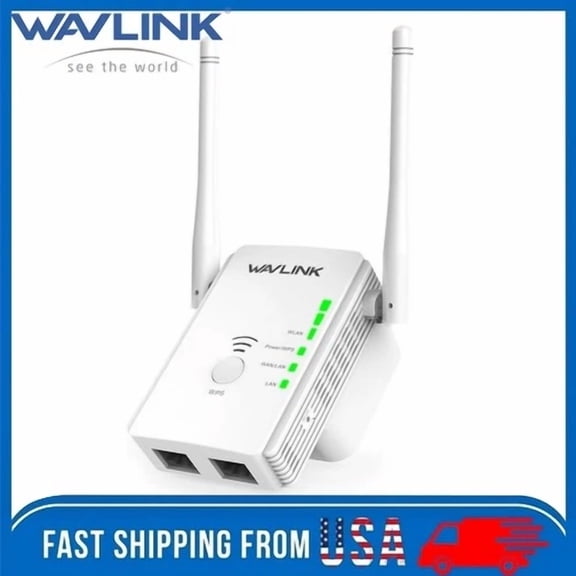 N300 Wifi Extender Wireless Router Wps Support 802.11B/G/N Wall-Plug