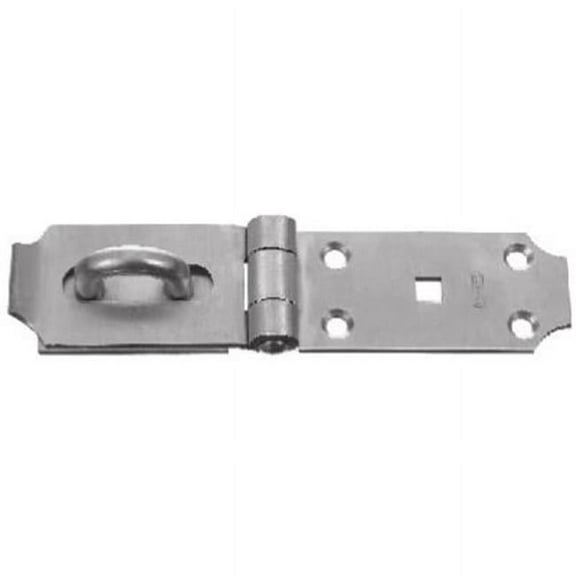 N342-550 7.5 in. Extra Heavy Duty Hinge Hasp, Stainless Steel