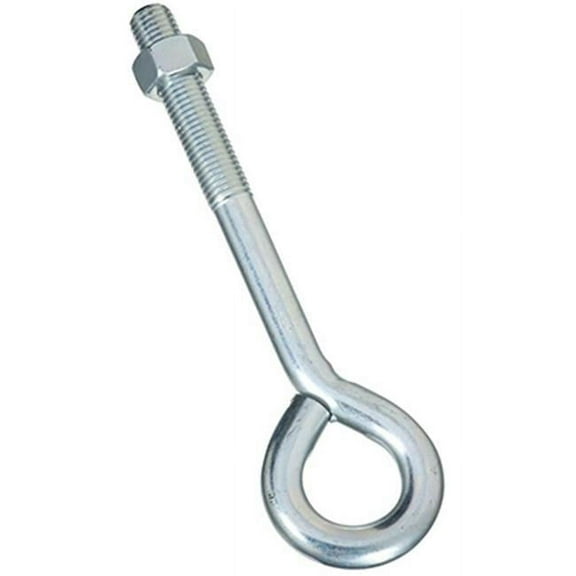 N347-732 0.75 x 10 in. Zinc Eye Bolt With Hex Nut
