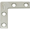 thumbnail image 1 of N348-334 3 x 0.5 in. Flat Corner Brace, Stainless Steel, 1 of 1
