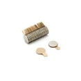 thumbnail image 1 of N35 Neodymium EasyPeel Adhesive Disc Magnet - 8mm dia x 1mm thick - 0.85lbs Pull (South) (Pack of 20), 1 of 2