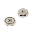 thumbnail image 1 of N42 Neodymium Pot Magnet with M6 Internal Thread - 32mm dia - 66.15lbs Pull (Pack of 1), 1 of 3
