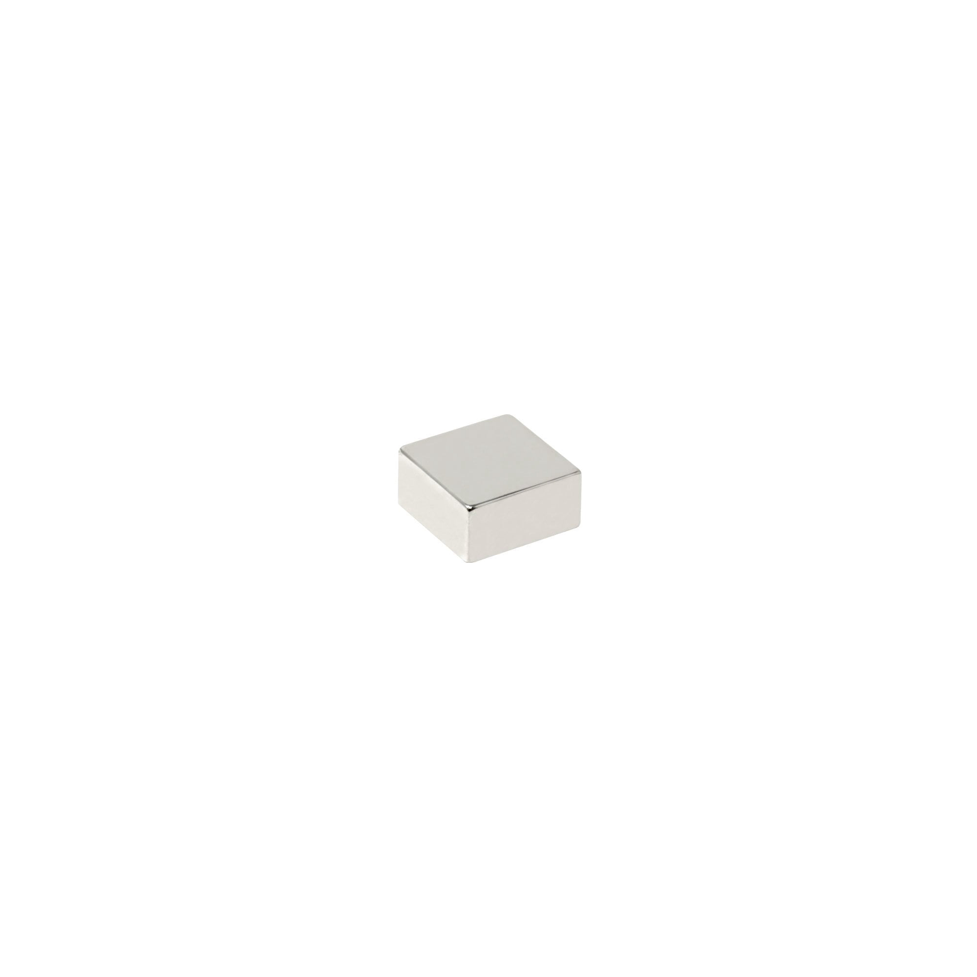 N42 Neodymium Square Magnet - 1" x 1" x 1/2" thick - 46.47lbs Pull (Pack of 1)