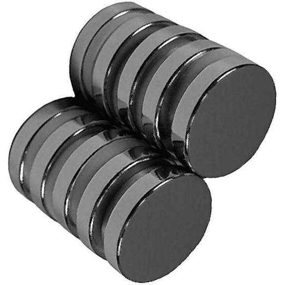 N45 Rare Earth Disk Magnets 5/8 in x 1/32 in Neodymium
