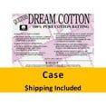 thumbnail image 1 of N4D Dream Cotton Natural Select Batting (Case (6) Double 96 in x 93 in) shipping included*, 1 of 1