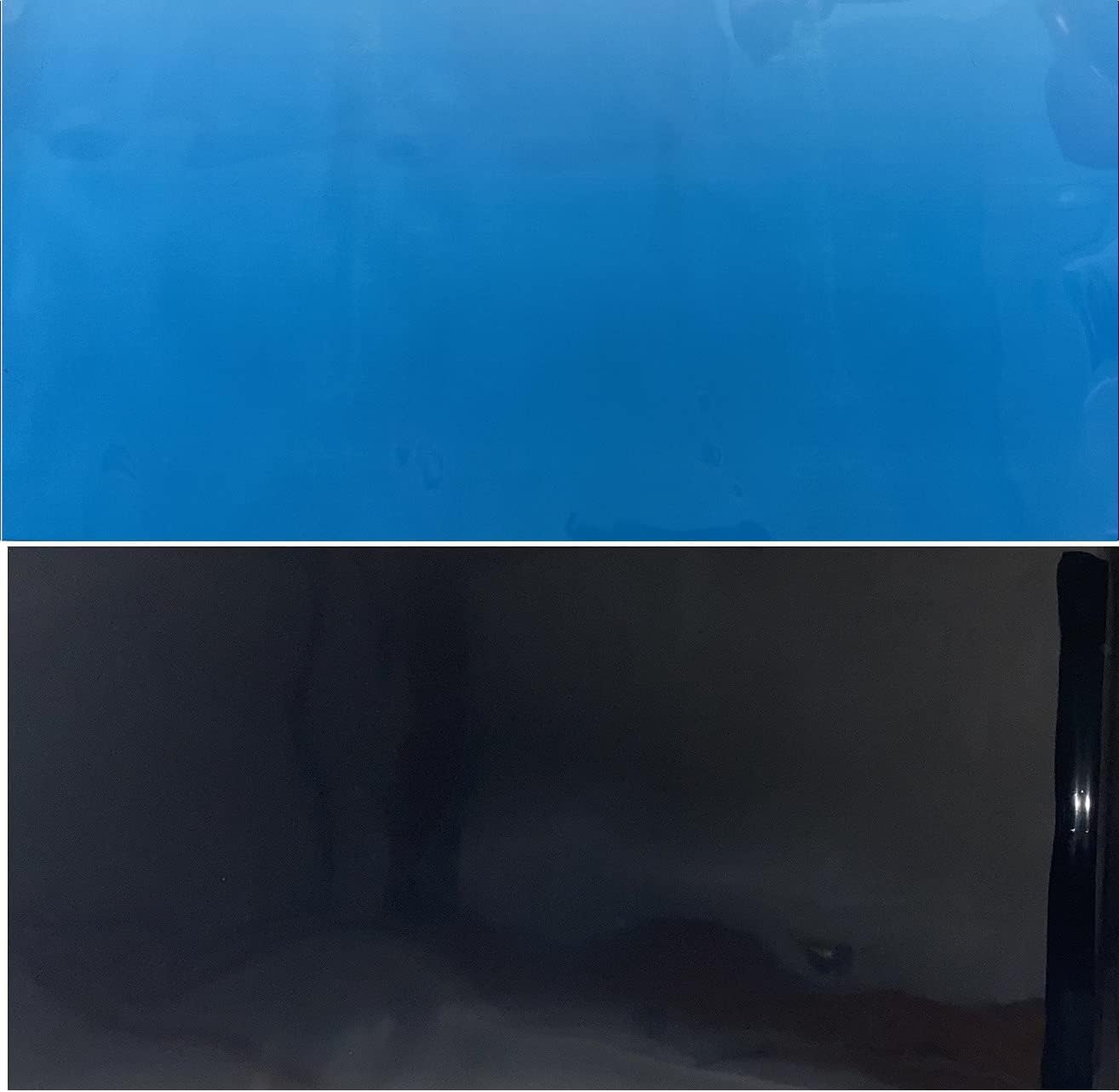 N4L Aquarium Background Light Blue Double Sided Decoration For Fish