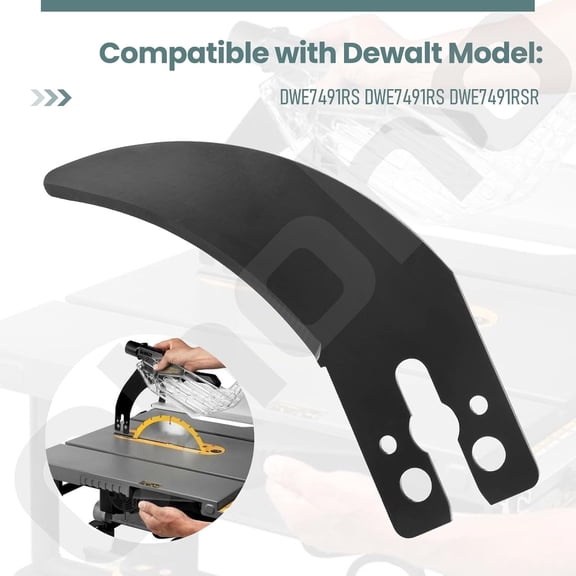 N506855 Table Saw Riving Knife for Dewalt DWE7491RS DWE7491RS DWE7491RSR - (Not suitable for DWE7485) Black$$Tools & Hardware Other
