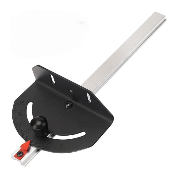 N507559 Table Saw Oblique Gauge 12.08 Inches Metal Construction for 3/4 Inch Desktop Slot, for DWE7491RS Series Table Saws for Precise Angled Woodworking Cuts and Easy Setup in Workshop
