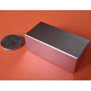 Neodymium Magnets 2 in x 1 in x 3/4 in Block Rare Earth Magnets