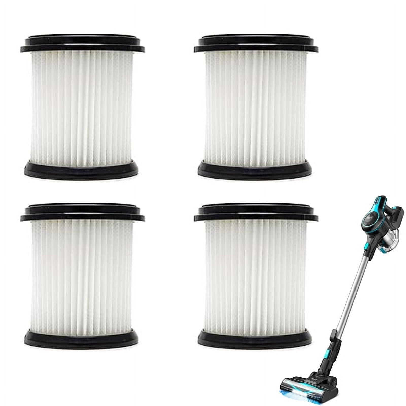 N520/N5T Fighter 4PCS HEPA Filter with Mesh Filter Replacement for INSE N5S N5T S6T S6P Pro Cordless Vacuum Cleaner