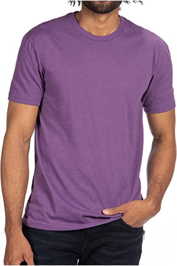 N6210 Next Level Apparel Fitted CVC Crew Tee Purple Rush L