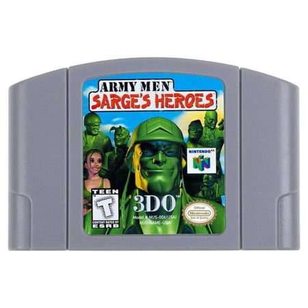 N64 ARMY MEN SARGES HEROS for N64 game(US Version)