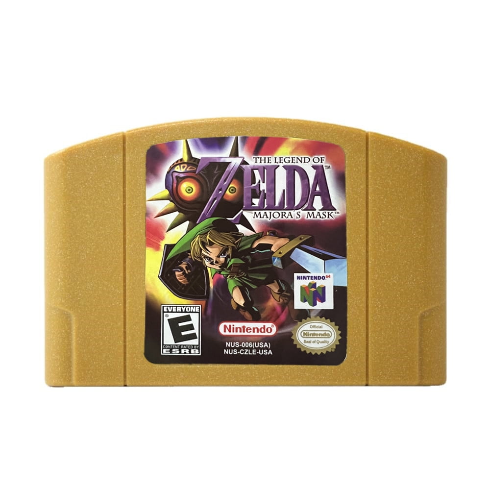 N64 Cartridge Legend of Zelda The - Majora’s Mask Games Cartridge Card ...