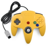 N64 Controller,Gaming Classic Controller for Retro N64 System Home Video Game Console with Joystick Double Sided Colored Joypad,Game Gaming Controller for N64 System Console Mario Partynot USB