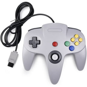 N64 Controller, Luxmo Classic Retro Wired Controllers Gamepad Controller Joystick for N64 Console Video Games System(Gray)