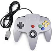 تحكم N64 ، وحدات تحكم سلكية كلاسيكية من طراز Luxmo ، وحدة تحكم لوحة تحكم عصا التحكم لنظام ألعاب الفيديو N64