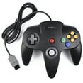 thumbnail image 1 of N64 Controller, iNNEXT Classic Retro Wired Controllers Gamepad Controller Joystick for N64 Console Video Games System（Black）, 1 of 7