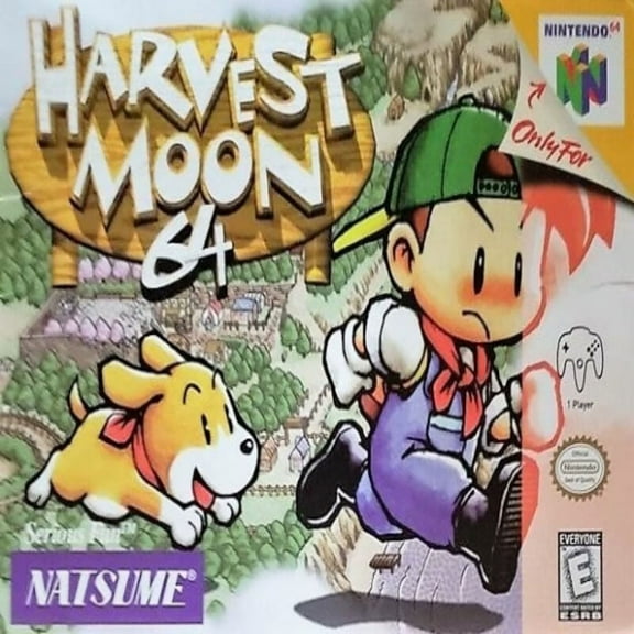 N64 Game Cartridges Harvest Moon 64 US Version, Game Card for N64