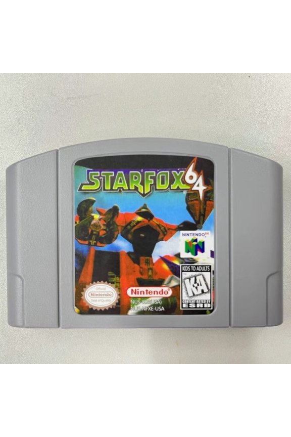 N64 Game Cartridges: Star Fox 64 US Version, Game Card for N64
