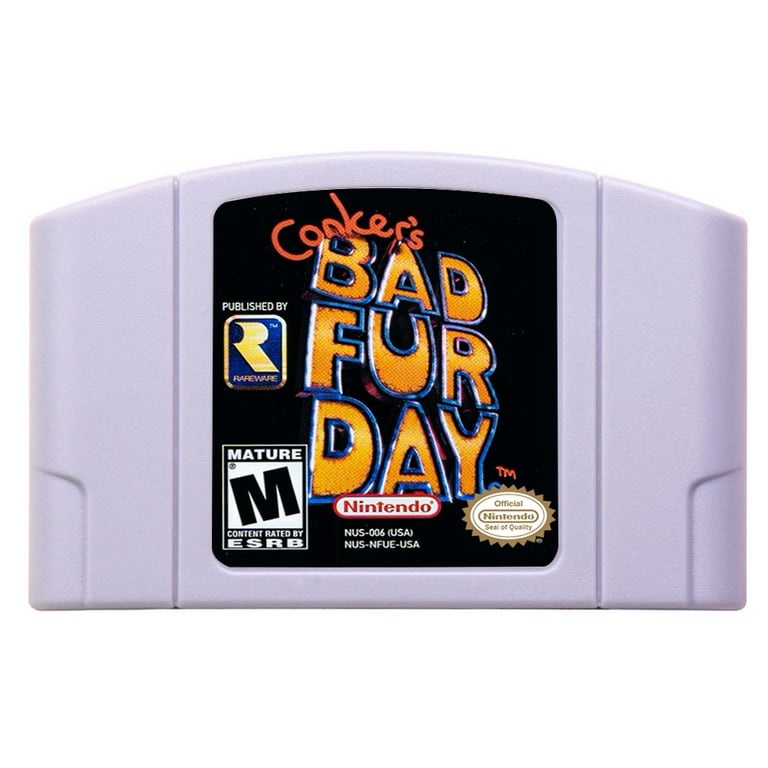New Conker's Bad Fur Day Game Cartridge for N64 Console - US
