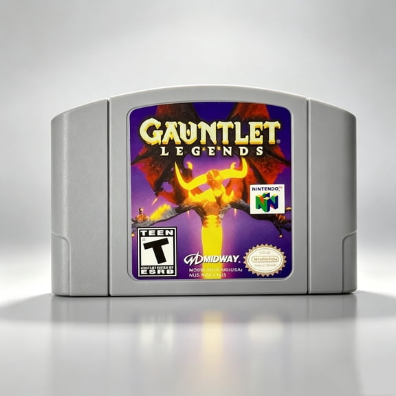 N64 Game Gauntlet Legends Game Cartridge, US Version, Tested