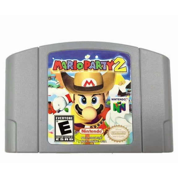 N64 Game Mario Party 2 Games Cartridge Card for N64 Console US NTSC Version