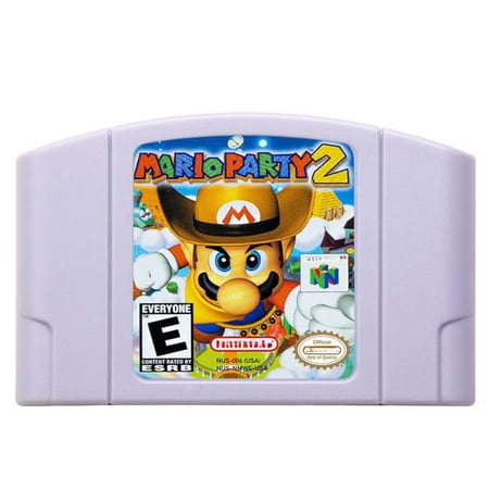 N64 Game Mario Party 2 Games Cartridge Card for N64 Console US NTSC Version