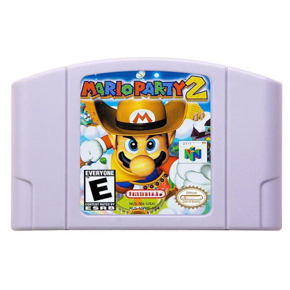 N64 Game Mario Party 2 Games Cartridge Card for N64 Console US NTSC Version