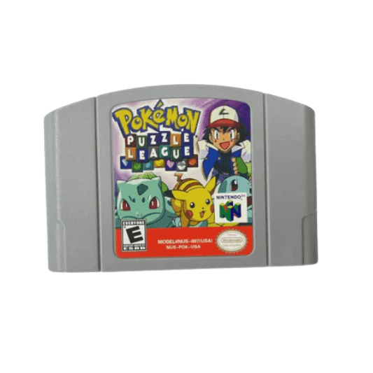 N64 Game Puzzle League Game Cartridge (US Version)