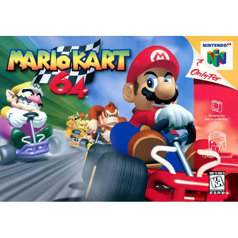 N64 Game US Version Games Cartridge of Mario Kart 64 Walmart