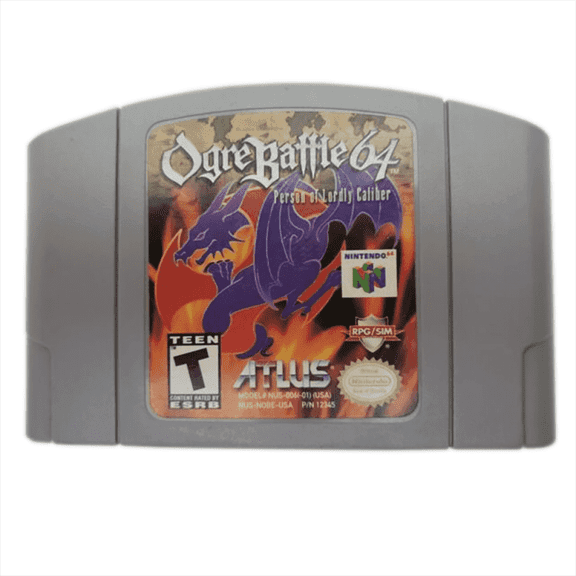 N64 Game US Version of Ogre Battle 64: Person of Lordly Caliber