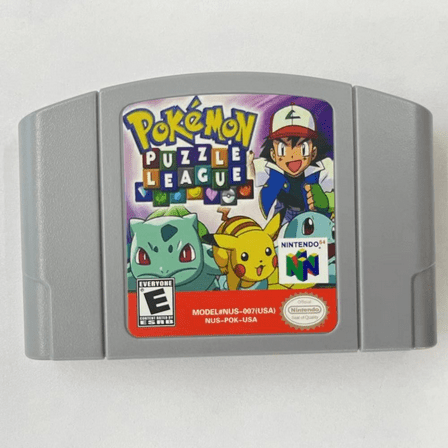N64 Game US Version of Pokomon Puzzle League