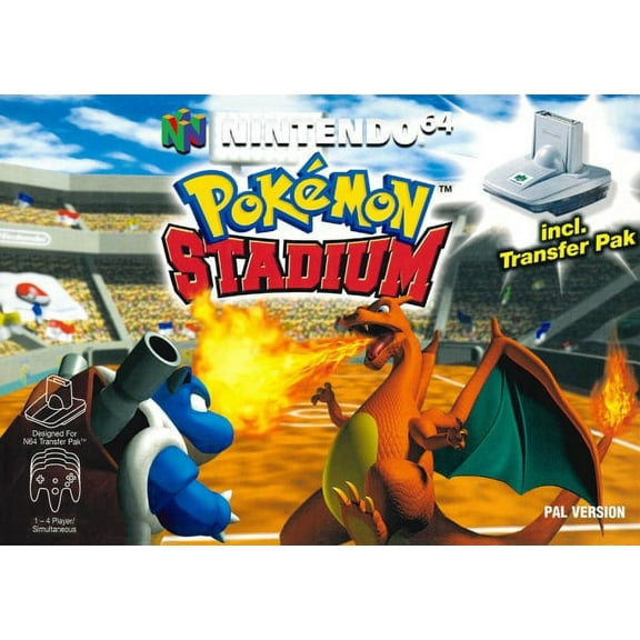 N64 Game US Version of Pokomon Stadium